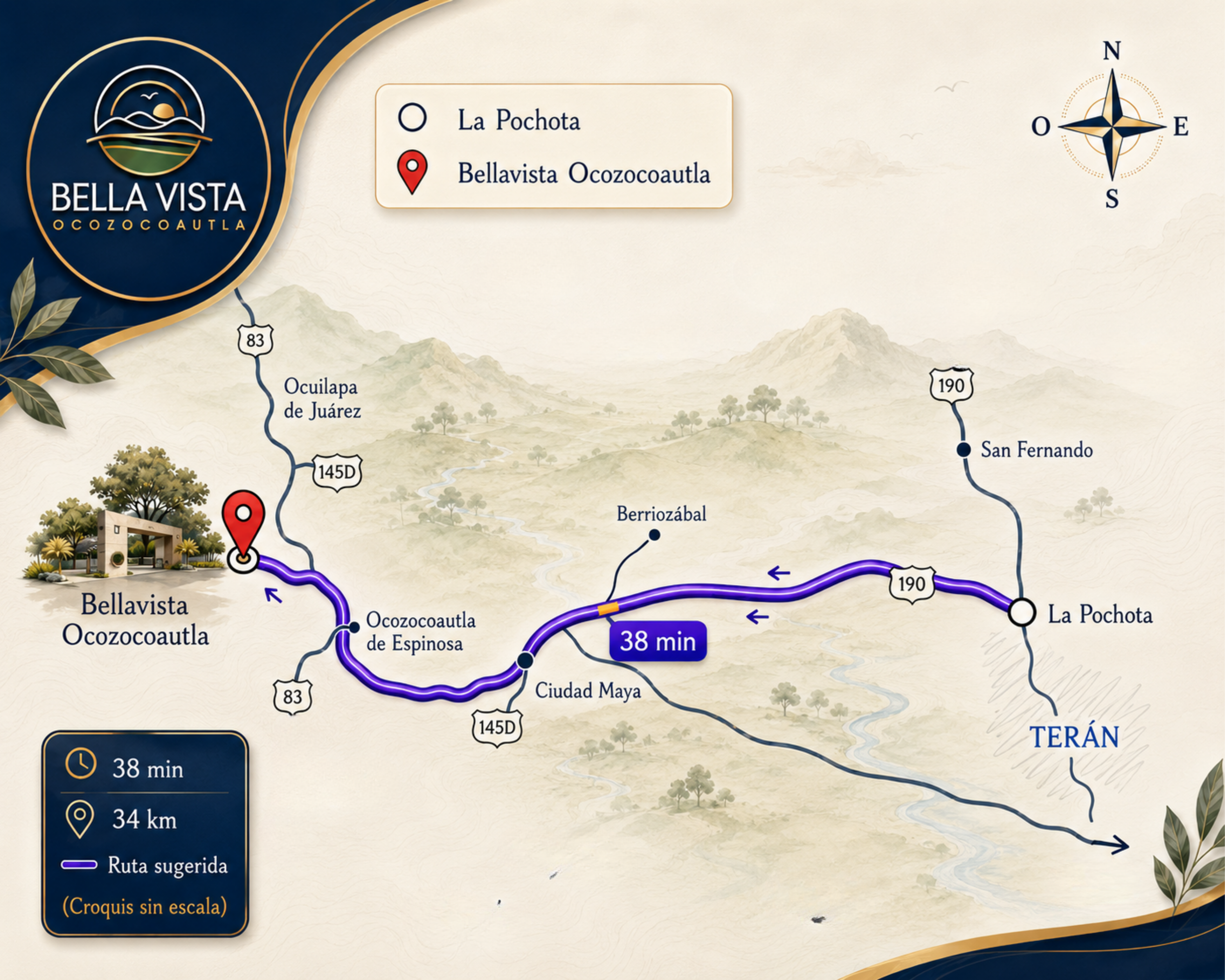 Mapa de Ubicación Bella Vista